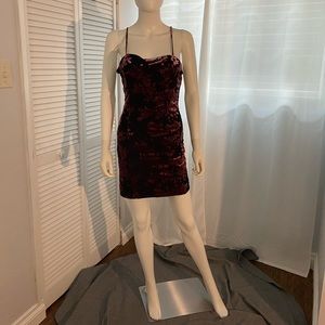 Forever 21 After Dark Velvet Bodycon Dress